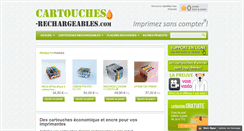 Desktop Screenshot of cartouches-rechargeables.com